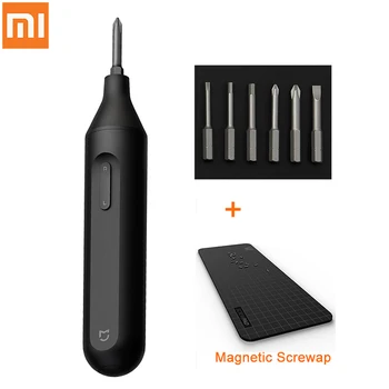 

Original Xiaomi Mijia Electric/Manual Screwdriver 1500mAh Rechargeable Integrated Screw Driver W/6 S2 60HRC Screwdriver Set Head