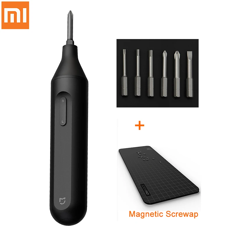 Оригинальная электрическая/ручная отвертка Xiaomi Mijia 1500 мА · ч перезаряжаемая