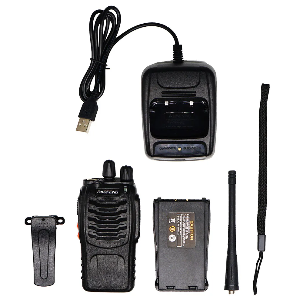 BAOFENG BF 888S рация UHF двухстороннее радио 888s 400 470MHz 16CH портативное CB беспроводной