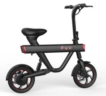 

Shipping by train 2020 DYU New Version V1 Pure electric bicycle Foldable E-bike with 12 inch tires electric bike
