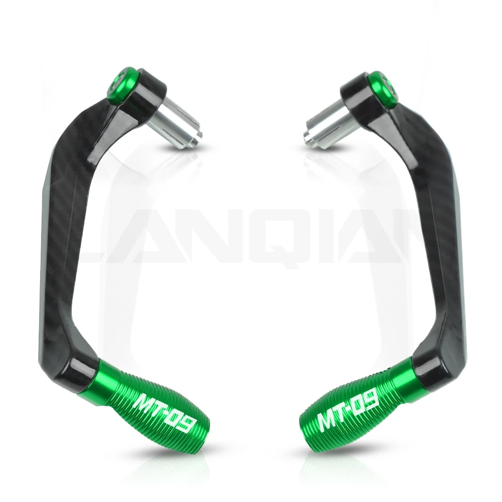 For Yamaha MT09 FZ09 Motorcycle Brake Clutch Levers Guard Protector MT-09 FZ-09 MT 09 FZ 09 Parts - Цвет: Green MT09