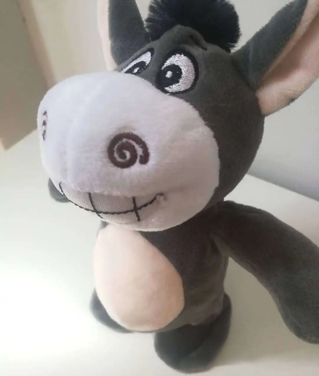 トーキングロバかわいいぬいぐるみ小ロバ歩行人形電気学習舌ペットのロバ歌 電子ペット Aliexpress