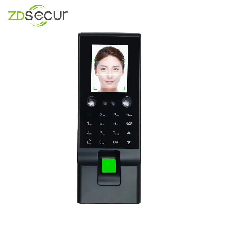 

Professinal 500 Face and 3000 Fingerprint Recognition with RFID Card Access Control for Door Lock System ZDF2