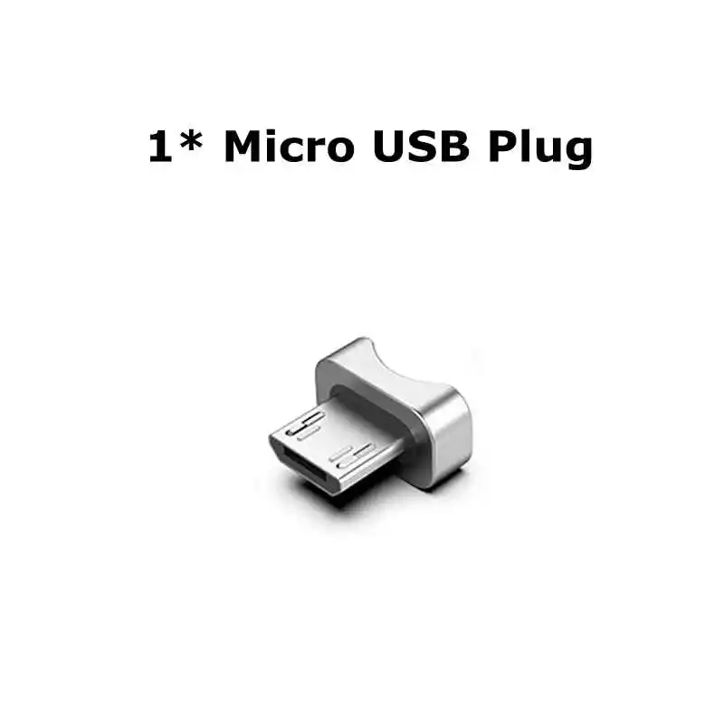 USB Magnetic Charger Cable Set Type C Cell Phone Charging Cable 2 in 1 Rotatable Cable For iPhone 11 X Fast Charging Micro USB - Тип штекера: only micro usb plug