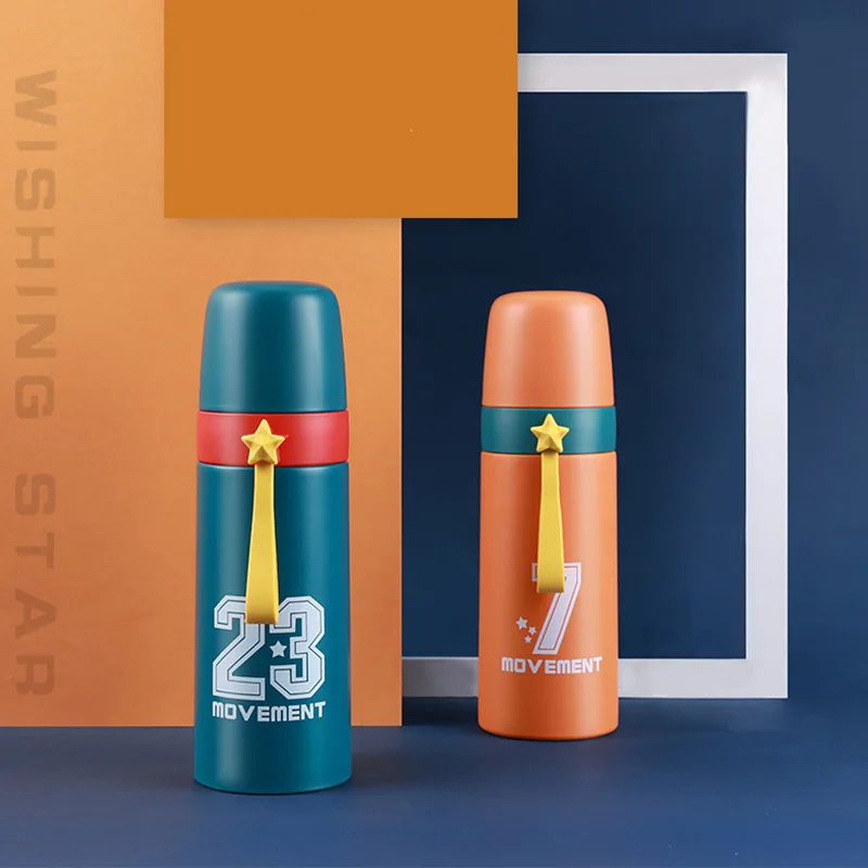 Термос бутылка wish star tide cool digital series 304 из нержавеющей стали изоляционная чашка модный подарок спортивный чашка