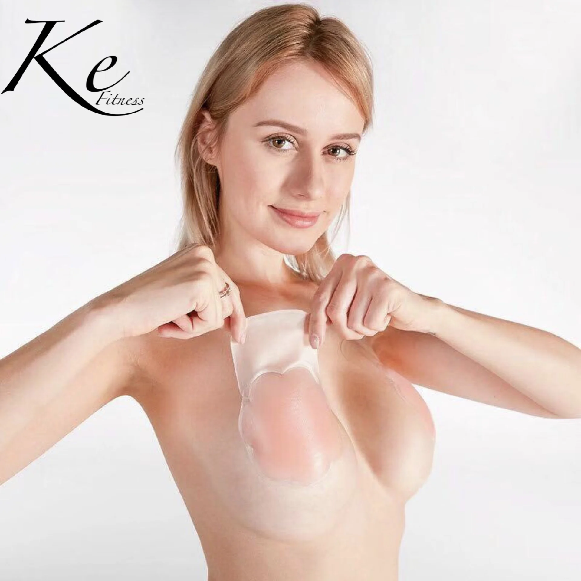 

KE Silicone nipple waterproof breathable nipple invisible chest anti-glare nipple invisible stickers 3 pairs black in black box