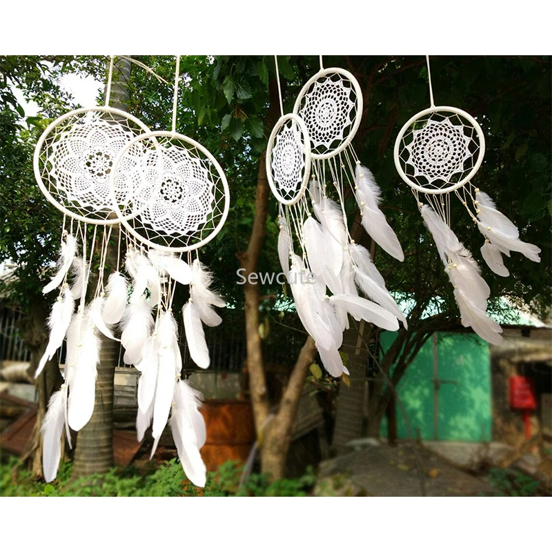 Cerceaux artisanaux en métal argenté, attrape-rêves, anneau en macramé, bricolage, vent de mariage, tendance, accessoire de décoration, 10 pièces