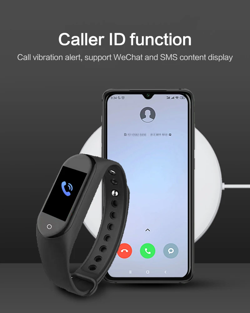 M4Plus Sport Smart Watch Wristband Waterproof Touch Screen Bluetooth Control Fitness Pedometer Heart Rate Blood Pressure Monitor | Спорт и