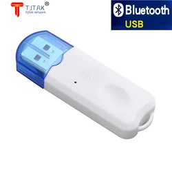Receptor de musica estereo sm fio mais usb, adaptador de áudio dongle kit com microfone embutido para entrada alfante