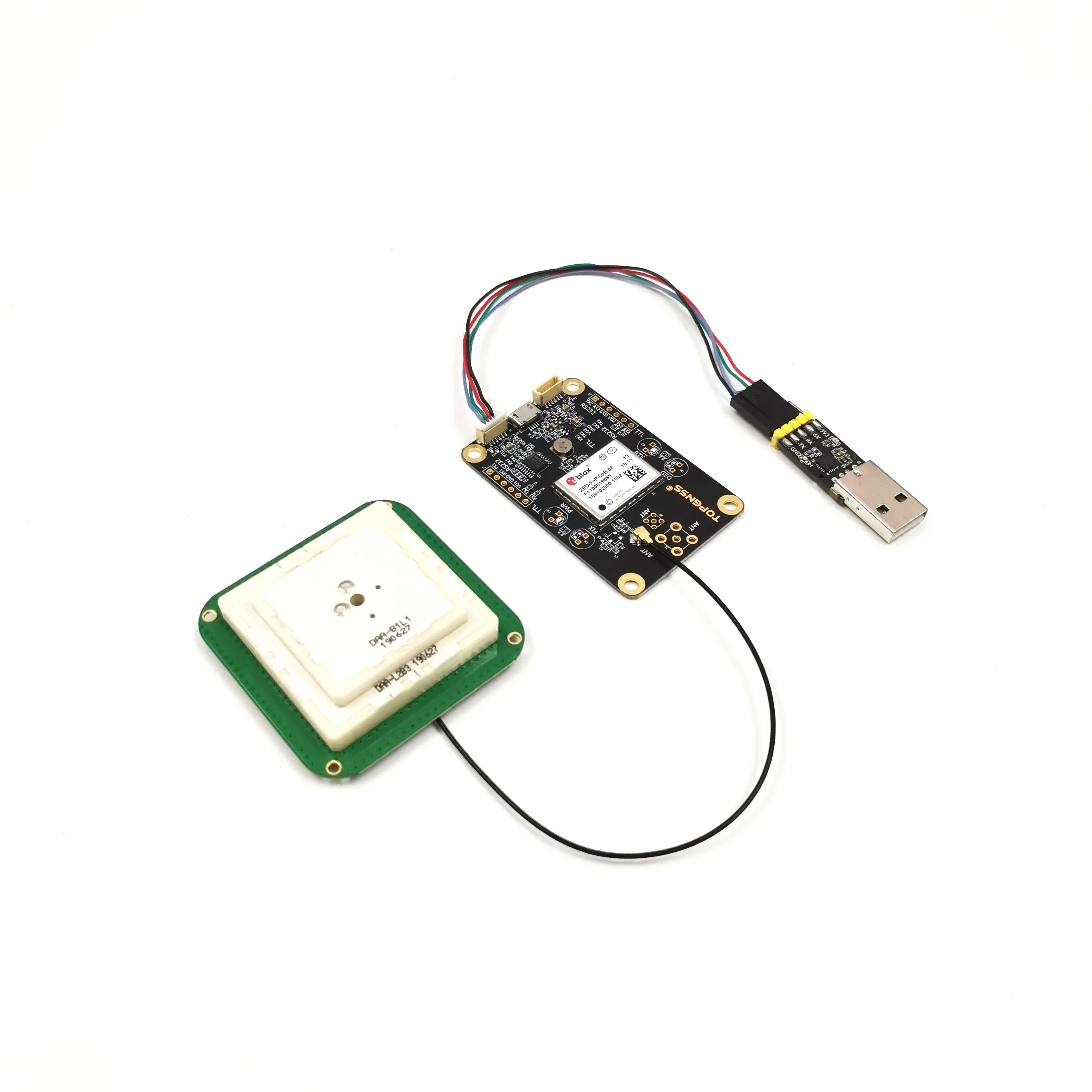 Плата GNSS антенна USB к ttl ZED F9P модуль RTK Высокоточный gps Приемник база и rove TOPGNSS