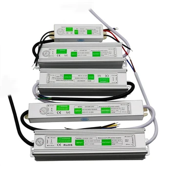 

LED Power Supply Waterproof Driver AC110~220V To DC 12V 24V Transformer 10w 20w 60w 80w 100w 120W Adapter for Led Strip Light