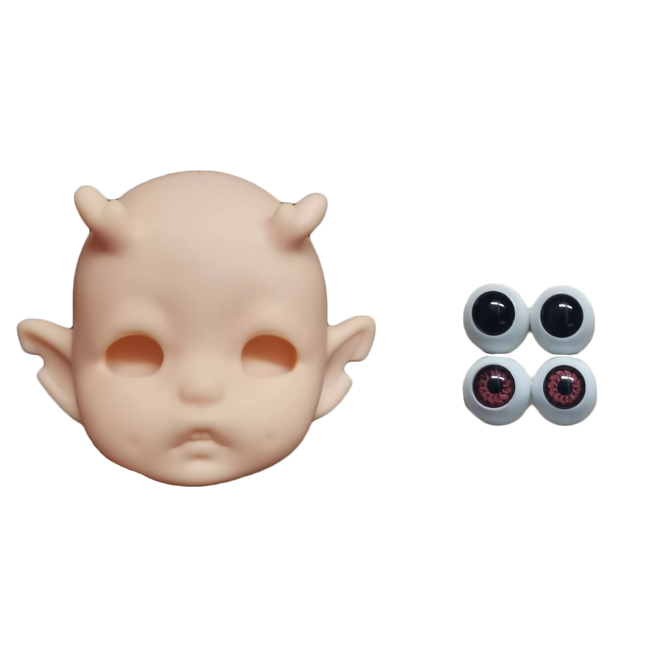 16cm Doll Ob11 Mini Elves Baby Girl Lovely 13 Joint Body Cute BJD Horned Doll without Makeup 11