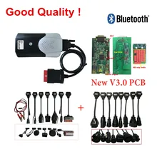 2020 VD TCS CDP 2016R0 генератор ключей с bluetooth V3 V3.0 pcb vd ds150e cdp для delicht obd obd2 Автомобильный сканер + 8 шт. кабелей для автомобилей/грузовиков