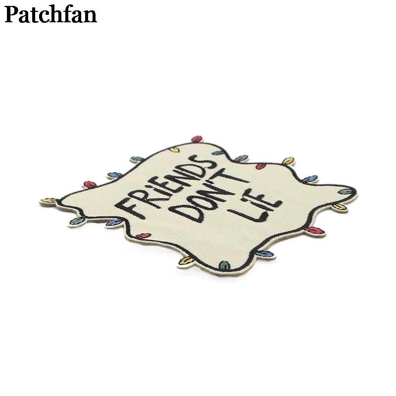 20 шт./партия, Patchfan, странные вещи, железные нашивки, одежда с вышивкой, пэчворк, мультфильм, аниме, индивидуальные нашивки,, A2274