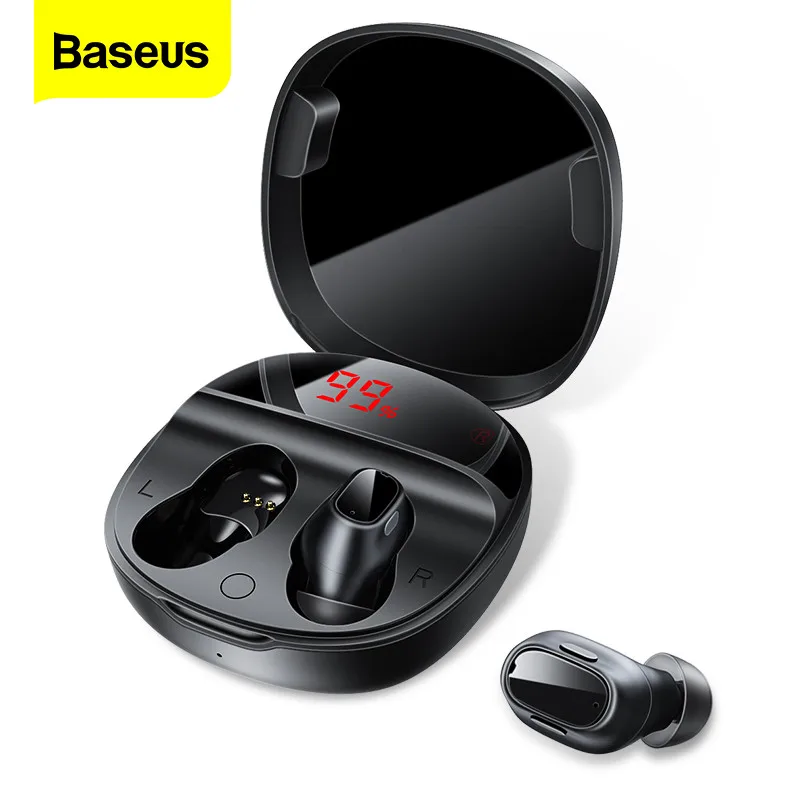 

Baseus WM01 Plus Wireless TWS Earphone Bluetooth 5.0 Headphones Sports Waterproof Earphone LED Digital Display Earbuds Earphone