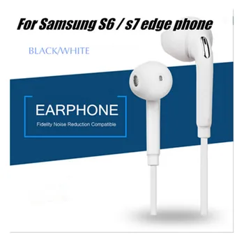 

Earphone In-ear Stereo Subwoofer with Mic Remote Volume Control Earbuds Original For Samsung S6 S6 EDGE S7 redmi Huawei phone