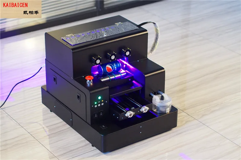 Плоская бутылка струйного принтера Kaibaicen A3 UV чашки бутылки для молока ручка чехол