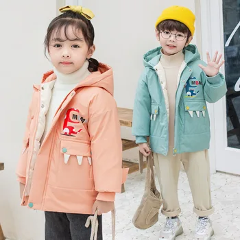 

Winter overalls for children Boys coats jacket kids down coat snowsuit jacket Hooded parka girls down coats for 2 4 7 years old