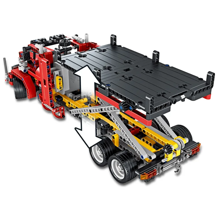 38042 20021 Technic планшетный грузовик строительный блок кирпичи игрушечный автомобиль совместимый 8109 с аккумулятор для двигателя мощность функциональная игрушка подарок