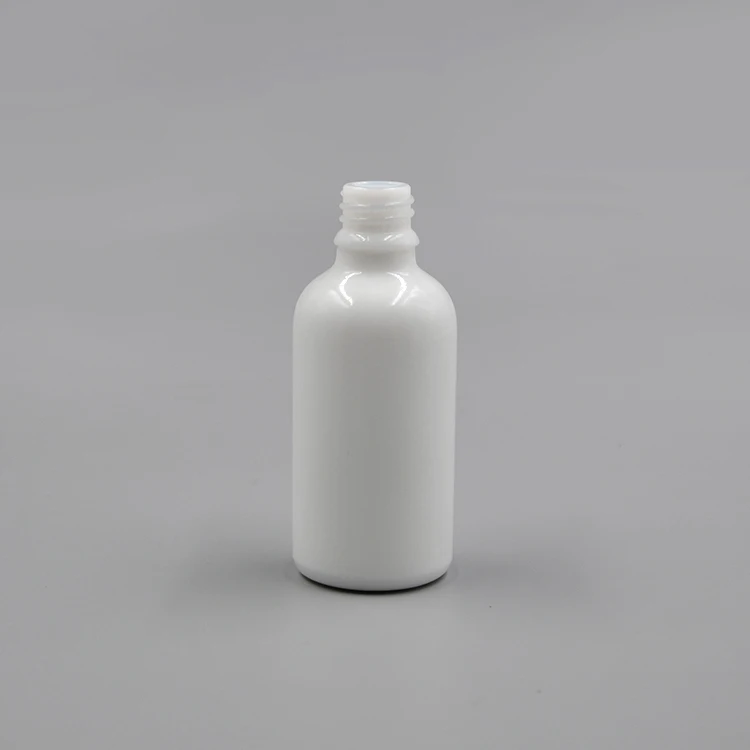 

dropper bottle 100/pcs 10ml 15ml 20ml 30ml 50ml 100ml porcelain white glass with bamboo lid refillable bottles