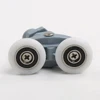 Double wheel Shower Rooms Sliding Door Rollers Bath Cabins Runners Pulleys 18-29MM Easy Glide Screw Cover Caps Double Wheels ► Photo 2/6