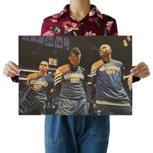 [H001] три маленькие Ретро плакат из крафт-бумаги экран для помещений кафе декоративная живопись