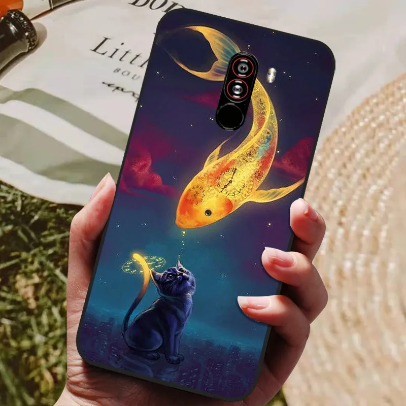 mobile phone cases with card holder For xiaomi mi pocophone f1 Case Silicon Back Cover Phone Case for xiaomi poco F1 Cases Pocofone F1 6.18 inch Soft bumper coque flip phone case Cases & Covers