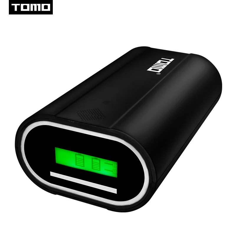 26650 солнечное зарядное устройство хранения коробка дисплея 26650 power bank чехол TOMO D2 2 Вход 5V 2.1A(макс. на выходе) для мобильных телефонов pad Планшета