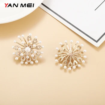 

YANMEI Dandelion Pearl Stud Earrings Female Cute New Advanced Fine Temperament Firework Stud Earrings YME9432