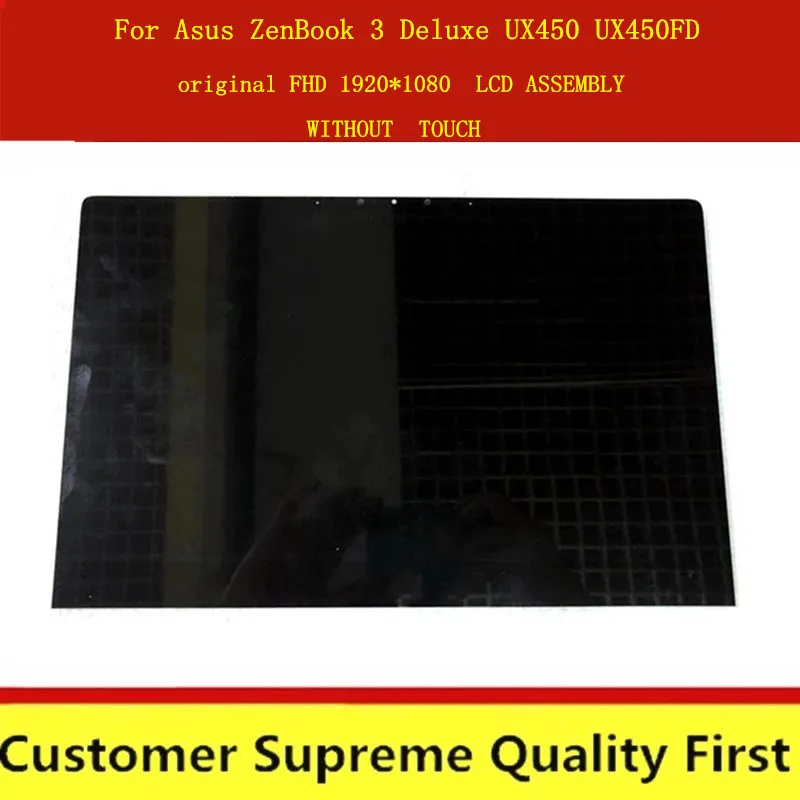 140INCH ORIIGNAL For Asus ZenBook 3 Deluxe UX450 UX450FD Laptop Non Touch LCD Screen with glass assembly FHD 1920x1080 | Компьютеры и