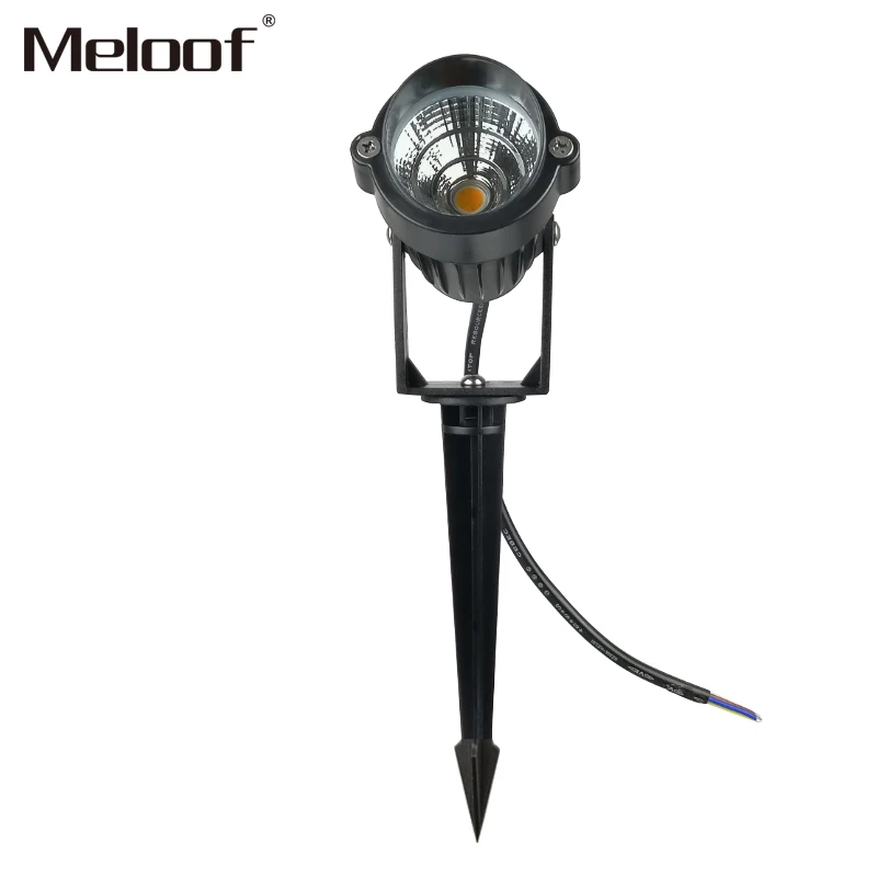 Уличный светодиодный светильник для газона 5 Вт 10 ландшафтный с шипами
