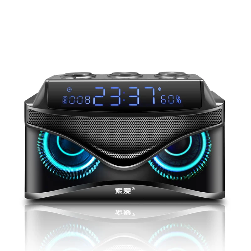 SOAIY S68 Three Speakers Subwoofer Sound Bluetooth Speaker 25W 2000mAh LED Display Premium Portable Wireless Bluetooth Speaker|Portable Speakers| - AliExpress