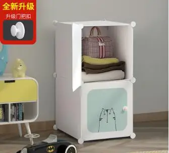 2door DIY Пластиковая Складная портативная мебель для хранения, когда четверть шкаф, шкаф, мебель для спальни, шкаф для спальни pf102201 - Цвет: 2door