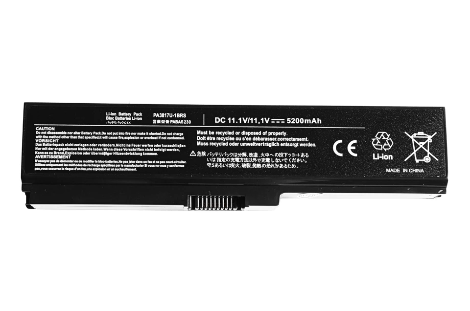 Golooloo 6 ячеек Аккумулятор для ноутбука Toshiba PA3817U/PA3818U-1BRS PABAS227/228 Satellite L750/03C L750D-038/14E/14F/14G/BT5N11