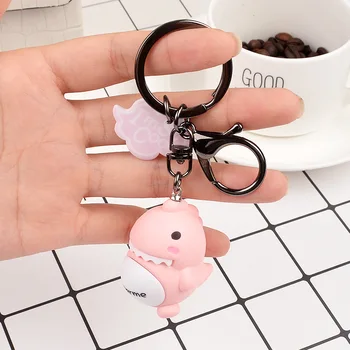 

Cute Cartoon Dinosaur Doll Key Chain Pendant Men And Women Key Chain Mobile Phone Ornament Creative Couple Jewelry Gift Key Chai