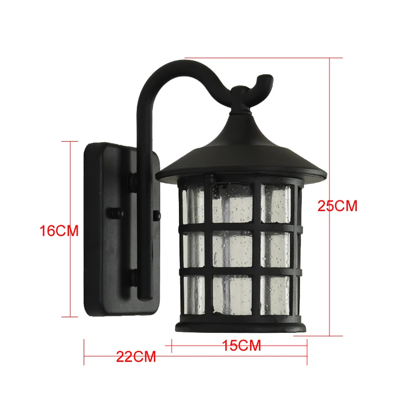 Outdoor Waterproof Wall Lamp American Country Retro Aisle Balcony Lamp Garden Bedside European Style Outdoor Rain Wall wall light outdoor porch light