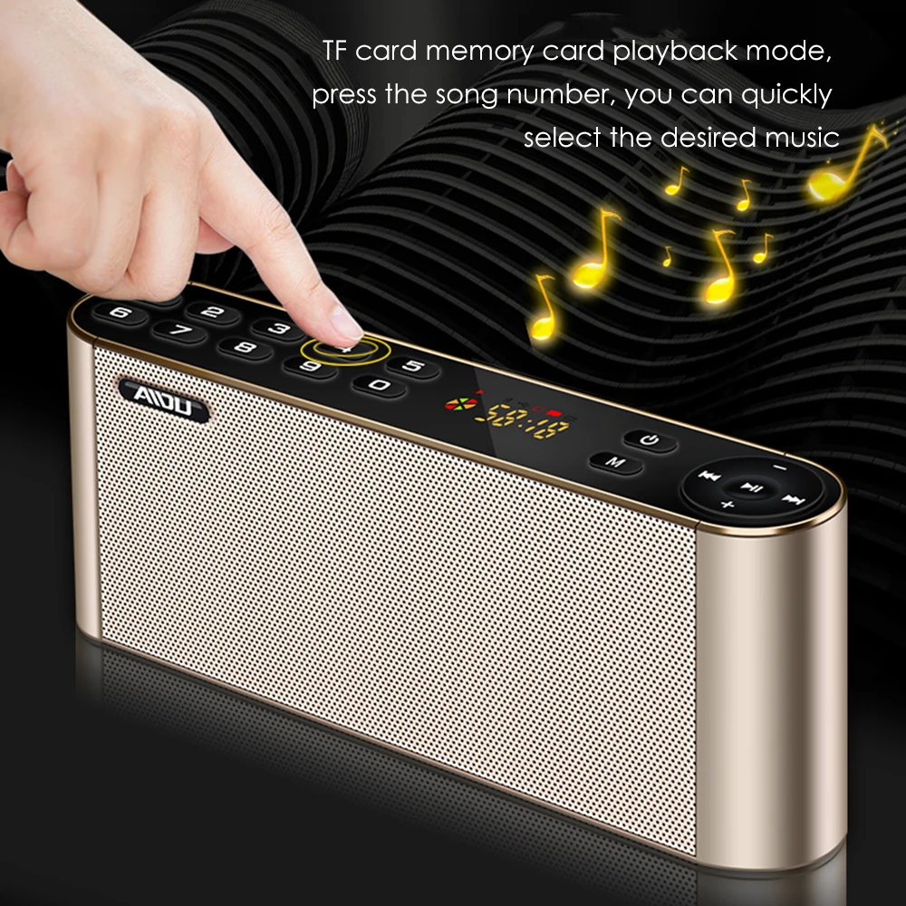 Портативная колонка Q8 мини радио Fm Беспроводная Bluetooth USB HiFi громкий