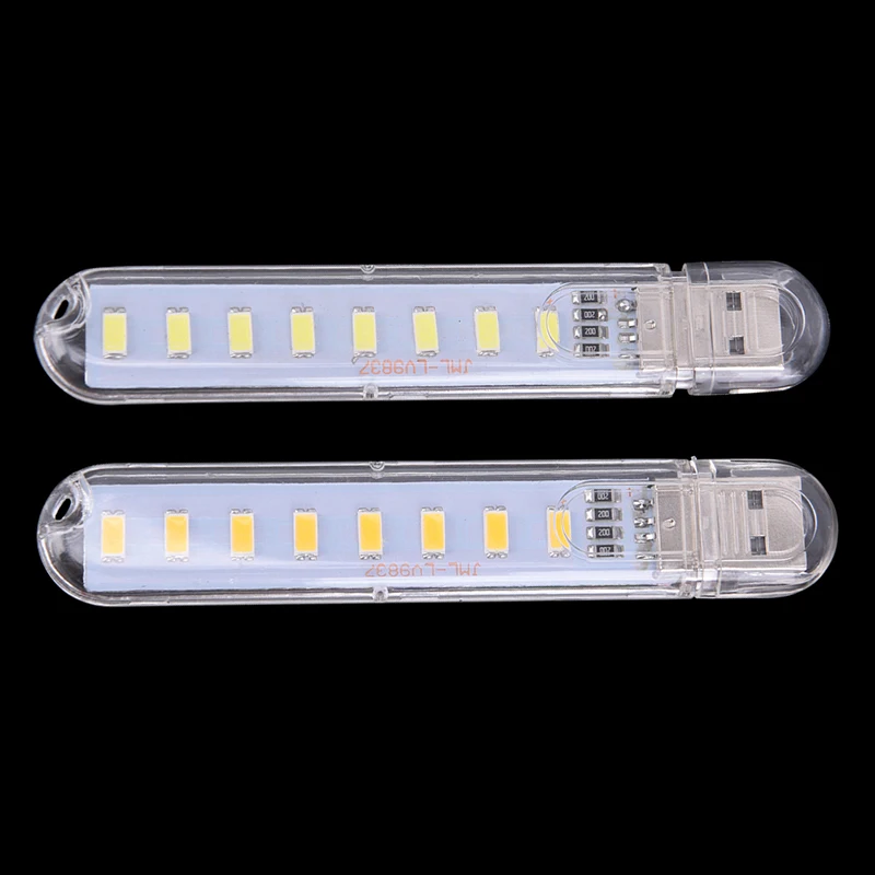รูปสินค้า Mini USB พกพา โคมไฟ LED อ่านหนังสือ 8 ดวง