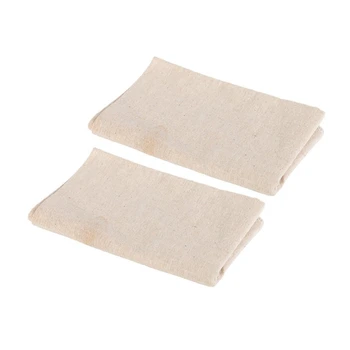 

2 Pcs Fermented Cloth Proofing Dough Bakers Pans Proving Bread Baguette Baking Mat Pastry Kitchen Tools , 45X75CM & 60X90CM