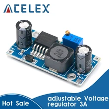 Módulo de fuente de alimentación LM2596 LM2596S ADJ, reductor de DC-DC, 5V/12V/24V, regulador de tensión regulable 3A