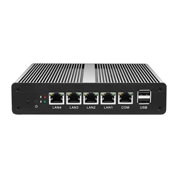 Sans ventilateur Mini PC Routeur Pare Feu Celeron J1900 4x Gigabit Ethernet Intel i211AT NIC VGA 2 * Support USB Pfsense Linux 