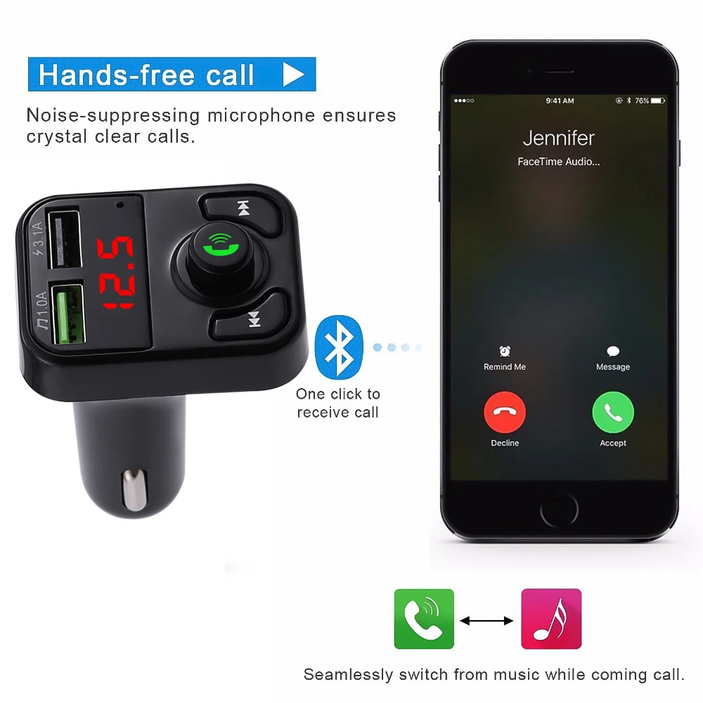 wireless handsfree car kit