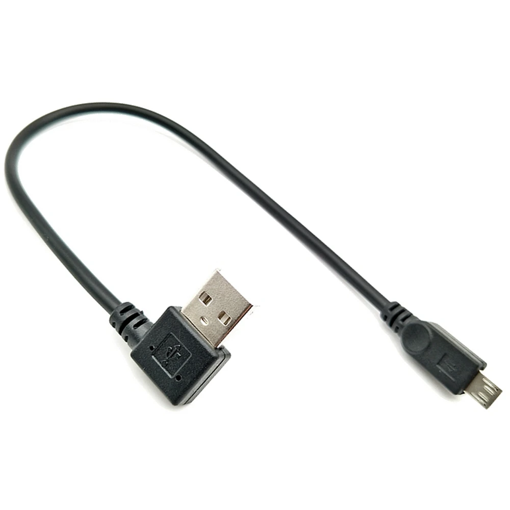 USB to Micro usb Short A Fast Charging Cable Elbow 90 Degree USB C Micro Data Cable For All Smartphones