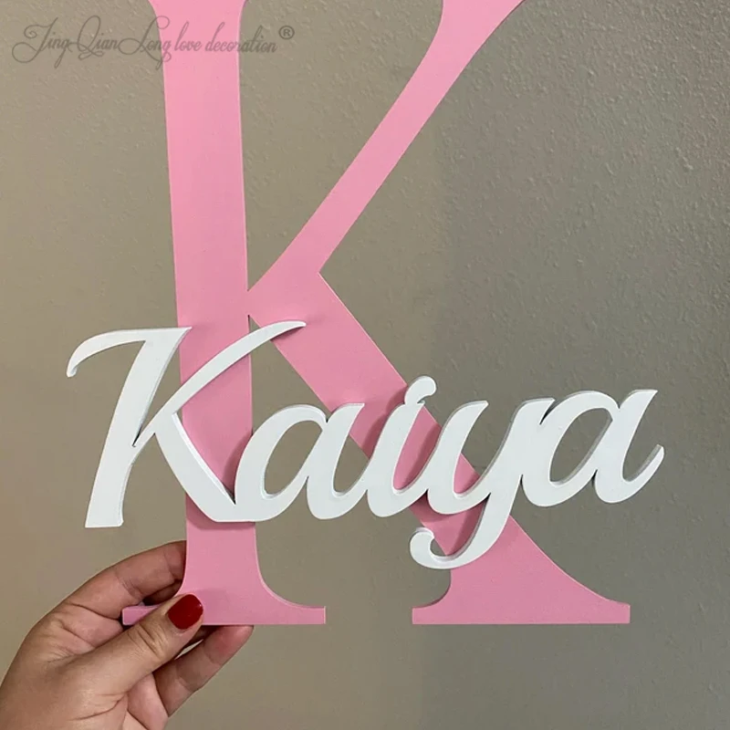 Personalized Name Decoration Baby Wooden Wall Wooden Nursery Decor