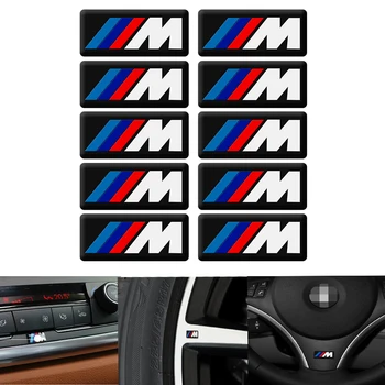 

10pc Car Interior Sticker Car steering wheel sticker For bmw M Sticker X1 X3 X4 X5 X6 X7 e46 e90 f20 e60 e39 f10 Car accessories