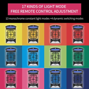 

Colorful LED Solar Light Powered Remote Control Wall Lamp Outdoor Waterproof Angle Wall Lamp Waterproof Outdoor Yard garden lamp