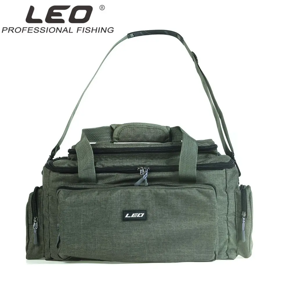 LEO сумка для рыболовных снастей Водонепроницаемая Переносная Складная рыболовная удочка для переноски рыболовных удочек чехол для хранения рыболовных снастей