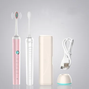 

Electric Tooth Brush Sonic Toothbrush Smart Automatic Ultrasonic Toothbrush Travel Toothbrush with Carrying Case A3