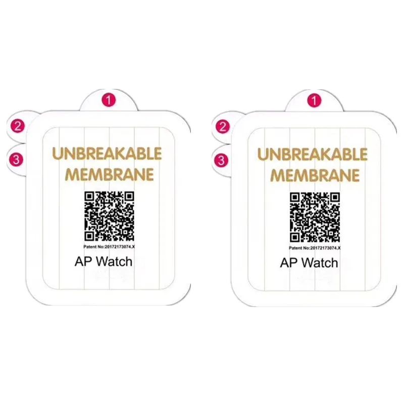 Прозрачная защитная Гидрогелевая пленка для iWatch 2 3 4 5 40 мм 44 мм Защитная пленка для Apple Watch 38 мм 42 мм - Цвет: 2pcs