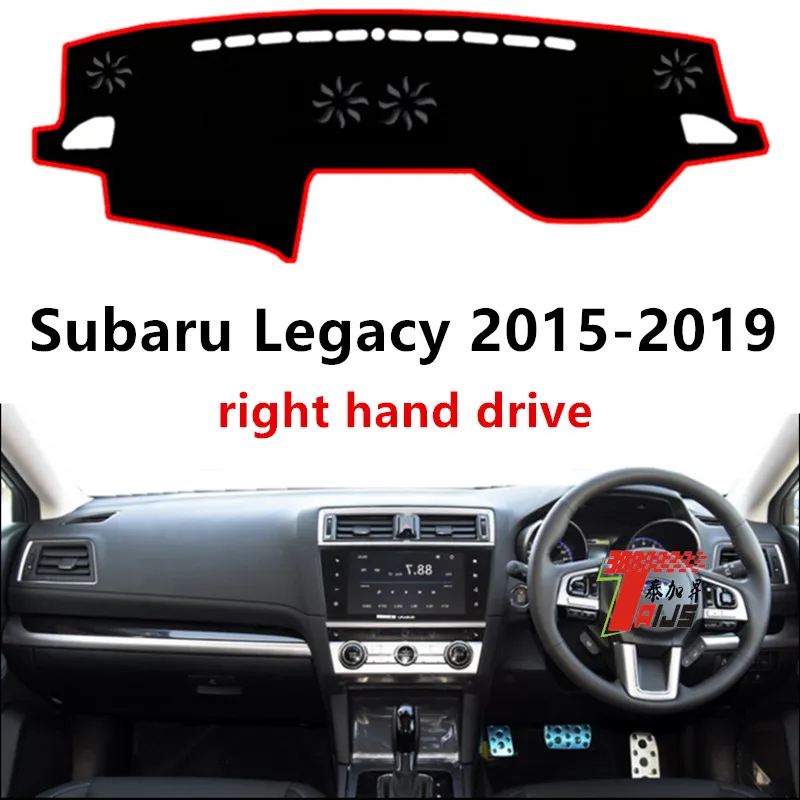 Taijs правая накладка приборной панели автомобиля для Subaru Legacy- защитная анти УФ-Приборная панель автомобиля для нового Legacy 15-19